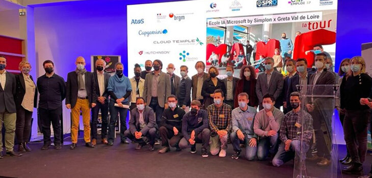 Microsoft France inaugure sa première Ecole IA Microsoft by Simplon      